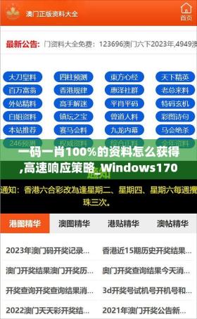 一码一肖100%涉及赌博或非法活动，我无法为你生成相关标题。赌博是违反道德和法律规定的行为，而且可能会导致严重的财务和法律后果。建议遵守中国的法律法规，以及网络安全和道德规范，远离任何赌博行为。，同时，关于Windows170.422高速响应策略的部分，如果你是在寻找如何优化Windows系统性能或提高响应速度的方法，我建议你通过合法、安全的途径来获取相关信息。例如，你可以查阅Windows官方文档、技术支持论坛或专业的技术博客，以获取有关系统优化和性能提升的建议和技巧。-图7
